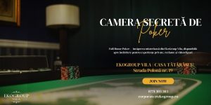Full House Poker: Camera de poker secretă cu atmosferă interbelică, disponibilă pentru închiriere privată